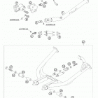 950 ADVENTURE S Side and center stand 950