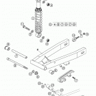 50 MINI ADVENTURE Swingarm, shock absorber 50 mini adv.
