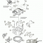 660 RALLYE FACTORY REPLICA Cylinder head 660