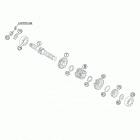 85 SX Transmission i - main shaft 85