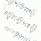 250 EXC RACING Transmission ii - countershaft 250