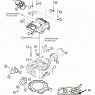 660 SUPERMOTO FACTORY REPLICA Cylinder head 660