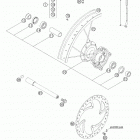 85 SX Переднее колесо