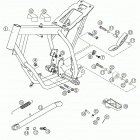 50 MINI ADVENTURE Frame, side stand 50 senior adv.