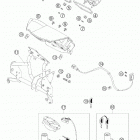 950 ADVENTURE S Cockpit support, speedo-, tachometer 950