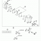 50 SX PRO JUNIOR LC Тормозной механизм передний