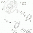 640 DUKE II Rear wheel brembo 640