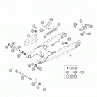 660 SUPERMOTO FACTORY REPLICA Swingarm 660