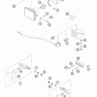 625 SXC Head light, rear light, flasher 625