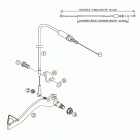 50 SX PRO SENIOR LC Rear brake control 50 junior lc