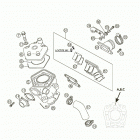 50 SX PRO JUNIOR LC Cylinder, cylinder head 50 lc