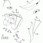 85 SX Tank, seat, cover 85