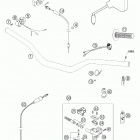 125/200 SX Handlebar, controls 125 / 200