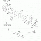 85 SX Brake caliper front formula 85
