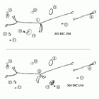 300 MXC Wiring harness exc usa 250 / 300