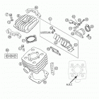 50 MINI ADVENTURE Cylinder, cylinder head 50