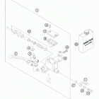 450 SMR Hand brake cylinder brembo 450 / 525