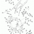 640 LC4 ENDURO Frame, sub frame 640