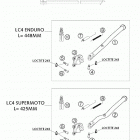 640 LC4 ENDURO Side stand 640