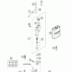 125/200 SX Rear brake control 125 / 200