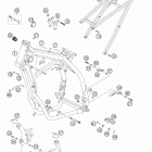 250 SX Frame, sub frame 250 / 300