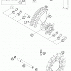 660 SUPERMOTO FACTORY REPLICA Переднее колесо