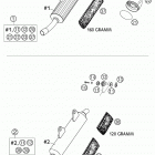 125/200 SX Exhaust silencer 125