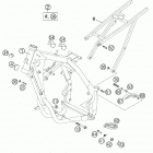 85 SX Frame, sub frame 85
