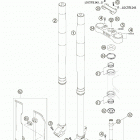 125/200 SX Передняя вилка 125 / 200 exc