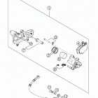 640 LC4 ENDURO Тормозной механизм задний