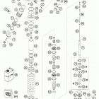 950 ADVENTURE S Shock absorber wp disassembled 950