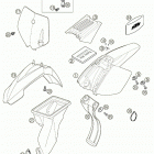 50 SX PRO JUNIOR LC Mask, fenders 50 lc