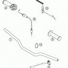 50 SX PRO JUNIOR LC Handlebar, controls 50 lc