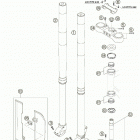 125/200 SX Передняя вилка 125 / 200 sx