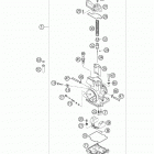 250 SX Carburetor keihin pwk 36-s ag, 38-s ag 250 / 300