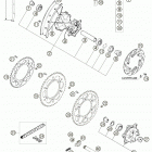 640 LC4 ENDURO Rear wheel enduro 640