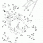 125/200 SX Frame, sub frame 125 / 200