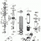 640 LC4 ADVENTURE Shock absorber wp disassembled 640