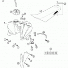 65 SX Tank, seat, cover 65