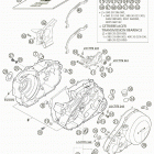 640 DUKE Engine case 640