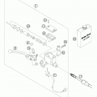 640 DUKE II Hand brake cylinder brembo 640