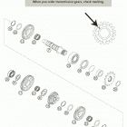 250 SX Transmission ii - countershaft 250 sx, 300 mxc