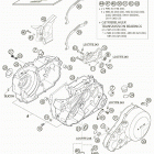 625 SXC Engine case 625