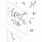 640 LC4 ADVENTURE Тормозной механизм передний