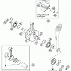 660 RALLYE  FACTORY REPLICA Crankshaft, piston 660