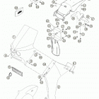 660 RALLYE FACTORY REPLICA Mask, fenders 660