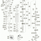 250 SX Shock absorber wp disassembled 250