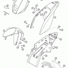 640 DUKE II Mask, fenders 640