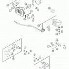 625 SXC Head light, rear light, flasher 625