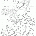 950ADVENTURE Frame, subframe, engine protector 950